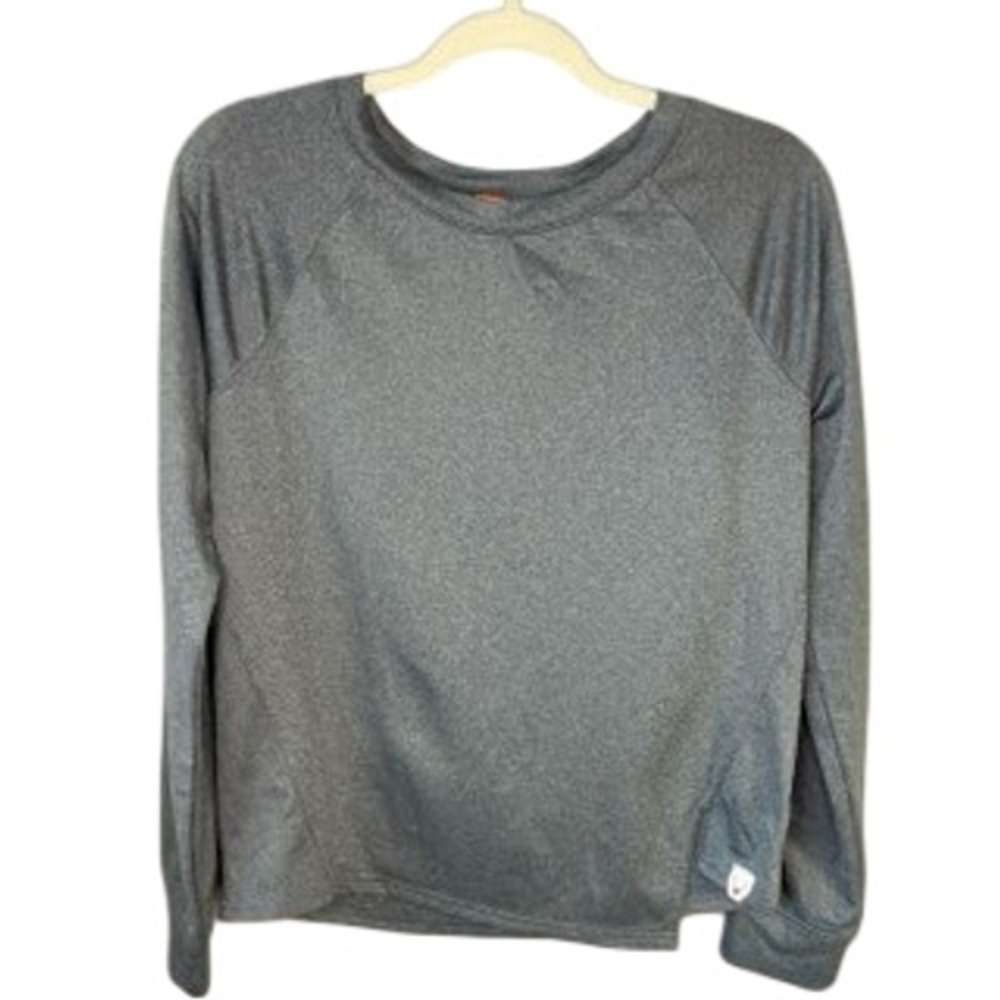 CBUK Cutter & Buck Gray Long Sleeve Performance Pullover Shirt Size‎ Medium